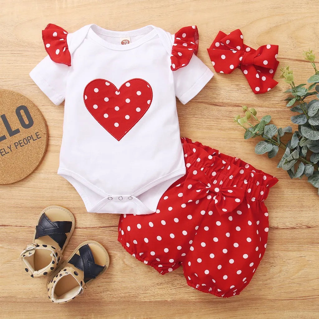 Summer Polka Dot Outfit Set